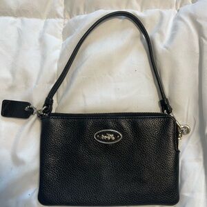 Black coach wristlet